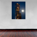 Cuadro Decorativo Espacial Cohete lunar