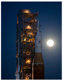 Cuadro Decorativo Espacial Cohete lunar