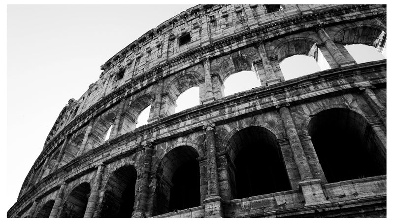 Cuadro Decorativo Blanco y negro, Coliseo romano