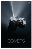 Cuadro Decorativo Espacial, cometa luminoso