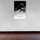 Cuadro Decorativo Espacial, superficie de cometa