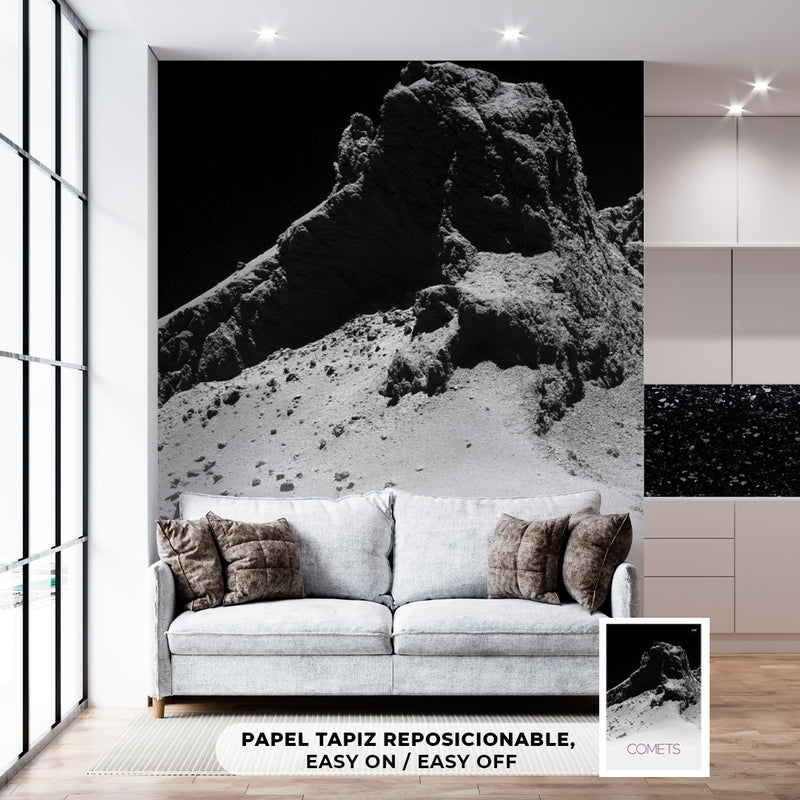 Decorativo Espacial, superficie de cometa