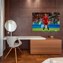 Cuadro Decorativo Deportes, Tiro libre Ronaldo Portugal, horizontal