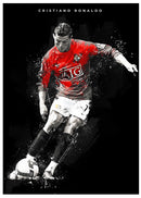 Cuadro Decorativo Deportes, Tiro libre Ronaldo Manchester United
