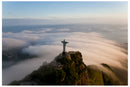 Cuadro Decorativo Monumento, Cristo Redentor, sobre en las nubes