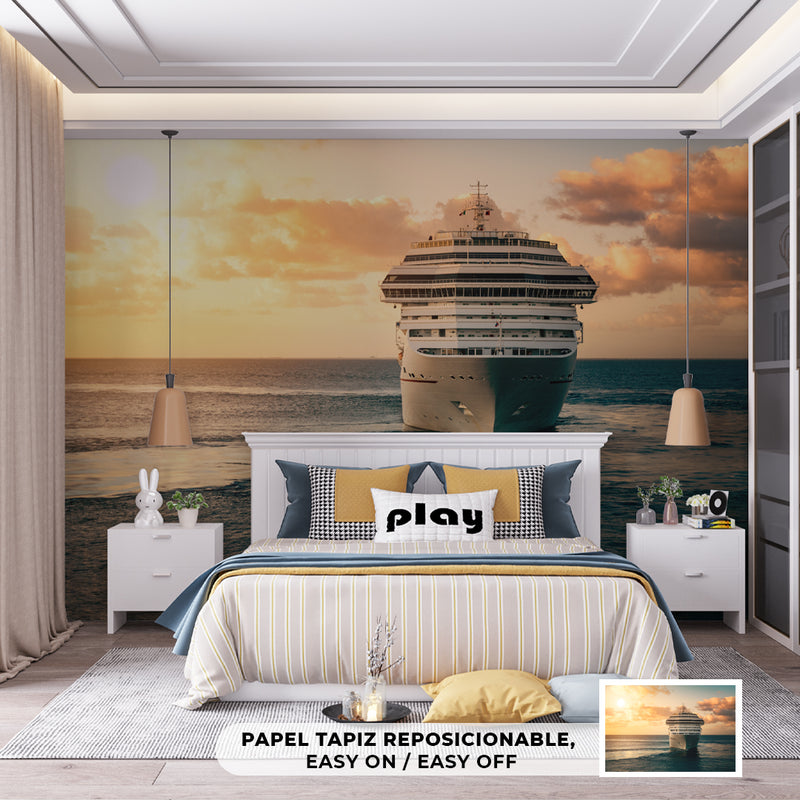 Decorativo, crucero sunset