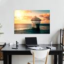 Cuadro Decorativo Crucero sunset