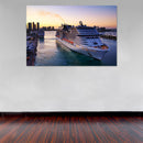 Cuadro Decorativo Crucero en el puerto