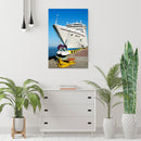 Cuadro Decorativo Crucero en el muelle