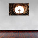 Cuadro Decorativo Religión, cruz en el sepulcro