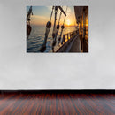 Cuadro Decorativo Atardecer en cubierta