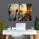 Cuadro Decorativo Atardecer en cubierta