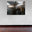 Cuadro Decorativo Puesta de sol en cubierta