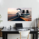 Cuadro Decorativo Película Volver al futuro, DeLorean