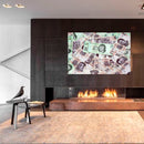 Cuadro Decorativo México dinero nacional