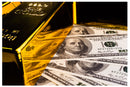 Decorativo Dinero, Dólares & Gold