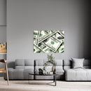 Cuadro Decorativo Dinero, Billetes verdes