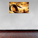 Cuadro Decorativo Infantil, Camino del dragón y Gokú