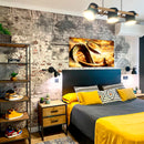 Cuadro Decorativo Infantil, Camino del dragón y Gokú