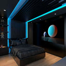 Cuadro Decorativo Espacial Planera Tierra y Neptuno