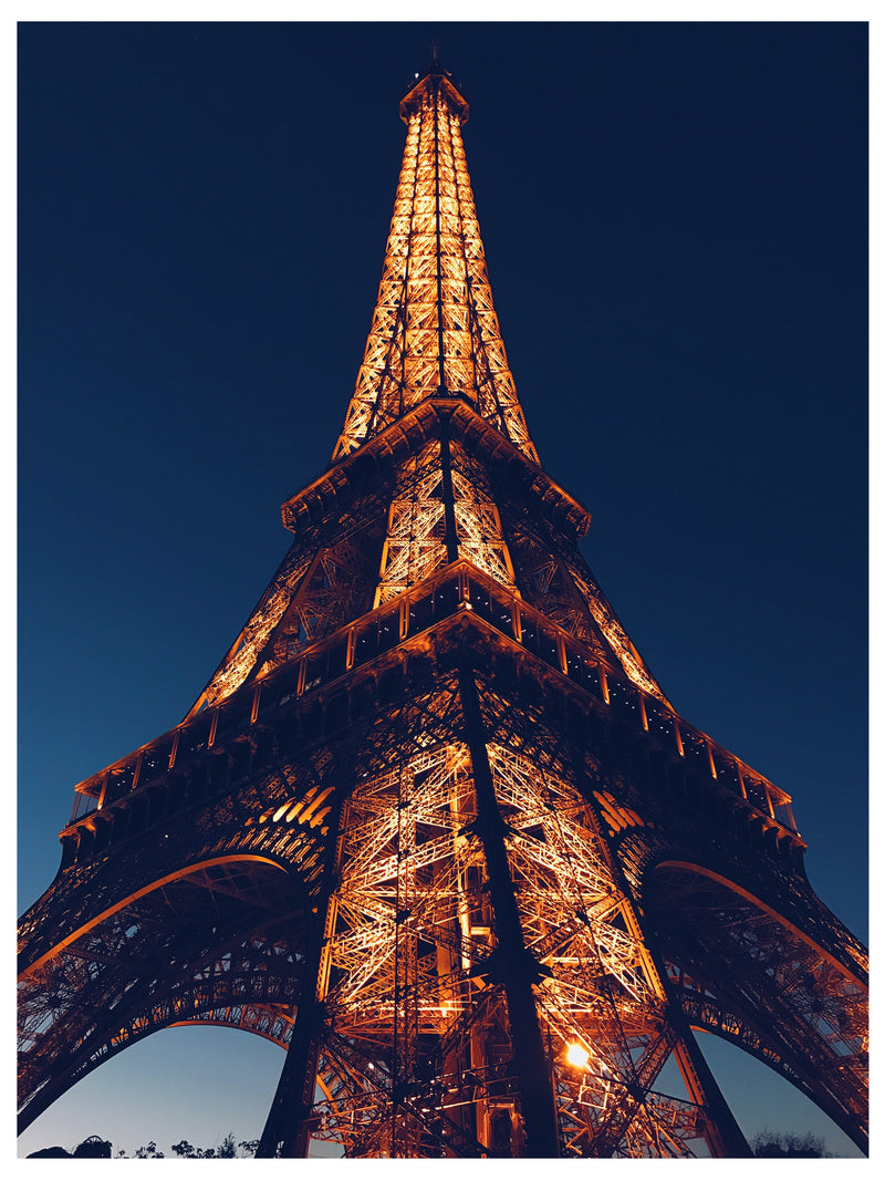 Cuadro Decorativo de Arte, Eiffel Iluminada