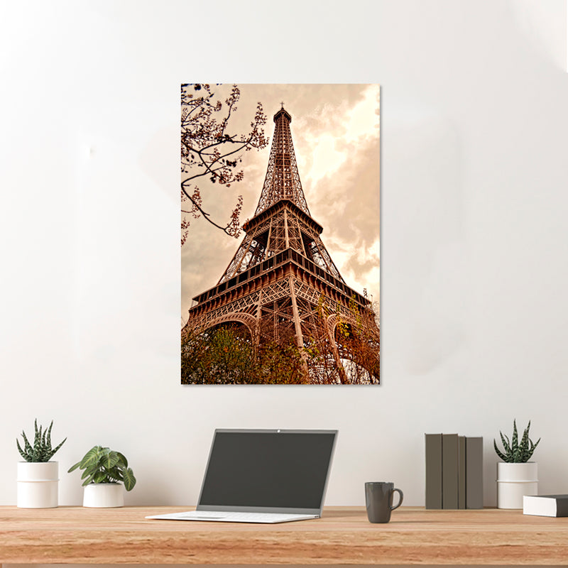 Cuadro Decorativo de Arte, Eiffel sepia
