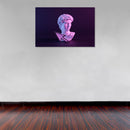 Cuadro Decorativo Pop Art, El David color fiusha