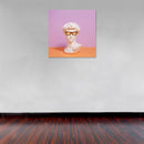 Cuadro Decorativo Pop Art, El David con gafas