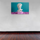 Cuadro Decorativo Pop Art, El David en pódium