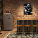 Cuadro Decorativo Música, Elvis Presley blanco y negro