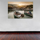 Cuadro Decorativo Botes en embarcadero