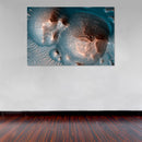 Cuadro Decorativo Espacial, erupción en Marte desde el espacio