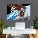 Cuadro Decorativo Espacial, Astronautas misión internacional