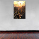 Cuadro Decorativo Estación del tren, atardecer