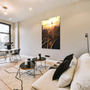 Cuadro Decorativo Estación del tren, atardecer