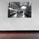 Cuadro Decorativo Estación del tren, blanco y negro