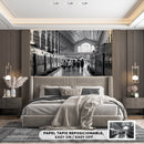 Decorativo Estación del tren, blanco y negro