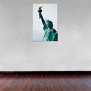 Cuadro Decorativo Monumento, Estatua de la Libertad, azúl