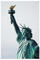 Decorativo Monumento, Estatua de la Libertad, azúl