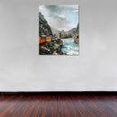 Cuadro Decorativo Paseo en tren, en las montañas