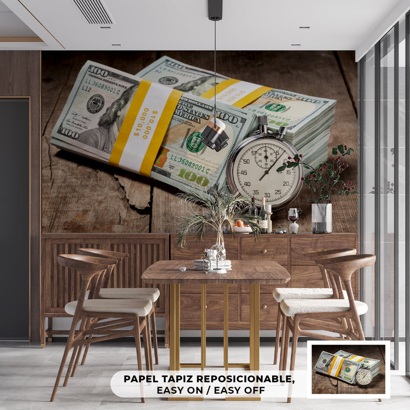 Cuadro Decorativo Dinero, Money & Time