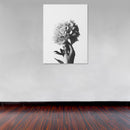 Cuadro Decorativo de Arte, flor en mano