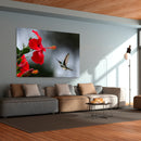 Cuadro Decorativo Floral Colibrie
