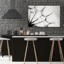 Cuadro Decorativo Blanco y negro, flor diente de león