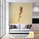 Decorativo, flores moradas