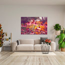 Cuadro Decorativo Floral rojizo