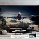 Decorativo, volando entre las nubes