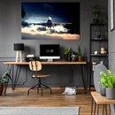 Cuadro Decorativo Volando entre las nubes