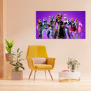 Cuadro Decorativo Videojuego, Fornite fondo morado