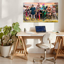 Cuadro Decorativo Videojuego, Free Fire personajes Dos